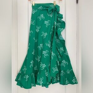 Loretta Caponi ruffled skirt
